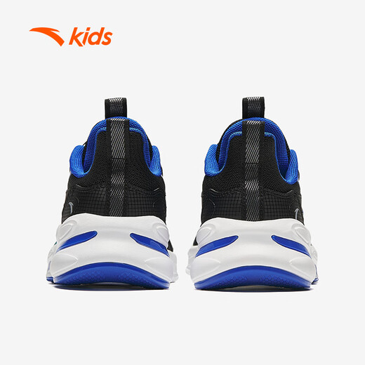 ANTA children's running shoes for boys and girls autumn fine mesh elastic sports button mesh breathable running shoes A12435523