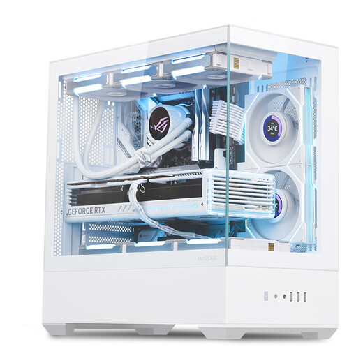 ASUS (ASUS) ASUS ROG family bucket Ultra7-265KF barebone game console Ultra9-285K no graphics card ASUS complete machine pure white Xiaofuxue assembled computer Ultra5-245KF boxed barebone + 32G丨Configuration one