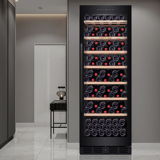 Vinocave wine cabinet household constant temperature appliances non-embedded moisturizing storage cabinet living room wine refrigerated display cabinet beverage frost ice cold bar large capacity red wine cabinet JC-175A- 425L red wine cabinet
