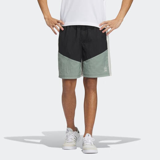 Adidas Neo Shorts Pantalones para hombres Summer Nuevo entrenamiento de fitness al aire libre Pantalones de pellizco Pantalones de playa transpirables para correr pantalones cortos negros IP3882 S