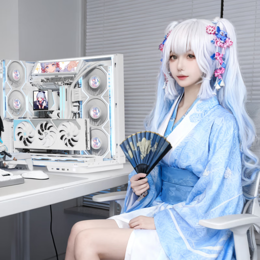 ASUS 9800x3d host 5070ti host 5080 ASUS rog family bucket 9800x3d5070 host DIY gaming desktop assembly computer subsidy machine 9800x3d host + RTX5070丨2