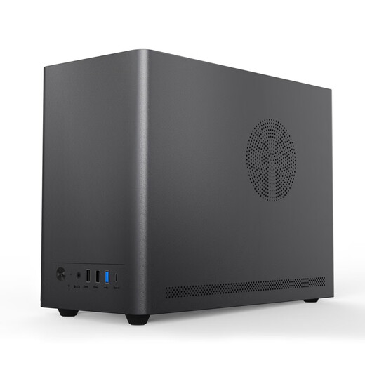 硕一台式机迷你MATX/ITX桌面电脑小型机箱手提便携（支持中小板/ATX标准电源/31CM显卡/0.8加厚钢板） 凤凰U300【黑色】顺丰发货