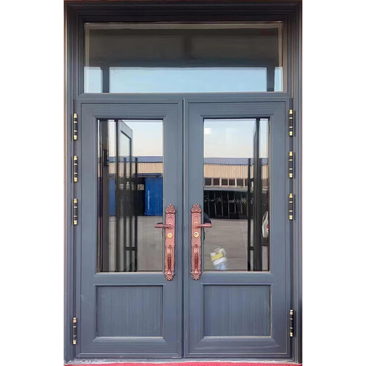 鑫天明铝合金断桥玻璃防盗门（樘） 仿铜 定制咨询