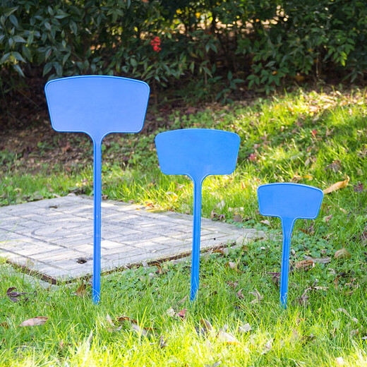 Yong Huan surface gardening ground sign writing plant label experimental plug sign succulent label identification sign ground plug card 50 medium size 36cm red