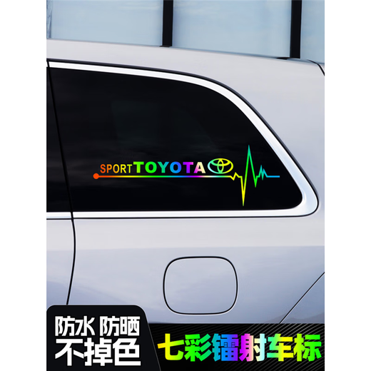 REACHNOW car stickers triangle window car stickers side window stickers Mercedes-Benz body front and rear bumper decorative pull-up stickers ECG model Honda white pair