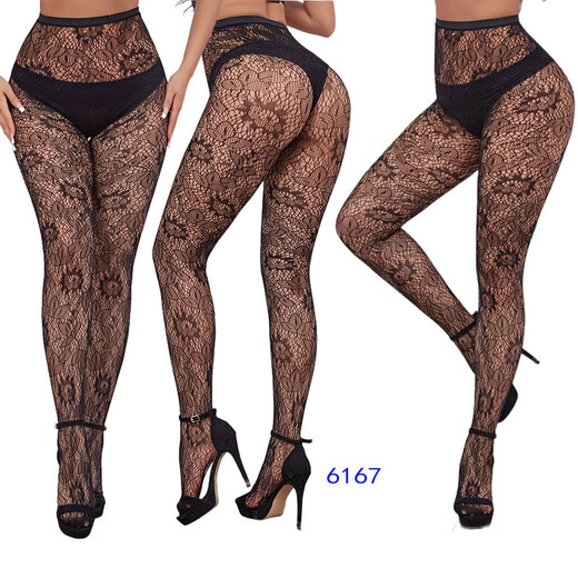 
Halloween new products spot European and American jacquard bat stockings, secret bat stockings, jacquard fishing net stockings, 6167 single size (white card opp)