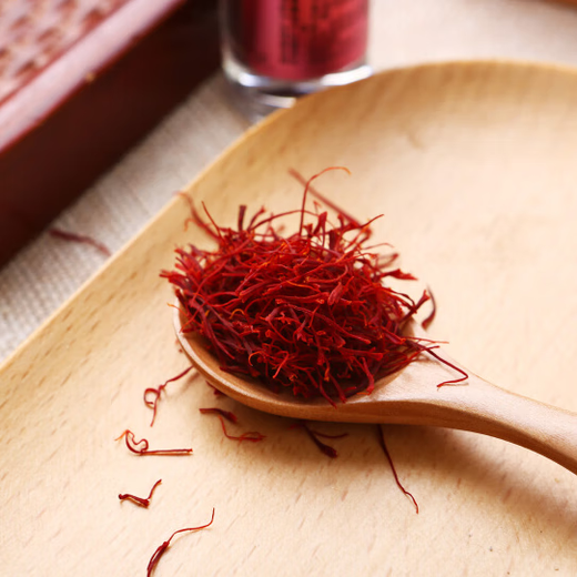 Lingxian Valley Iraní Azafrán Nutrición extra auténtica Cabeza recomendada de azafrán original Barco de regalos Dragon Boat Bail Padres y regalo de edad avanzada [como se muestra en la imagen] ASfron 5G