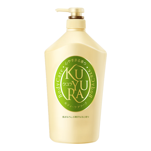 Keyouran Japanese Tea Garden Shower Gel Rhubarb Bottle 1000ml Beauty Fragrance Long-lasting Fragrance Cleansing and Moisturizing