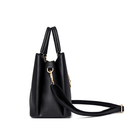 XUEAIDAISHU high-end women's bag genuine leather 2025 new middle-aged crossbody handbag Mother's Day gift for mom Beige gift box + gift bag + hand bag card bag