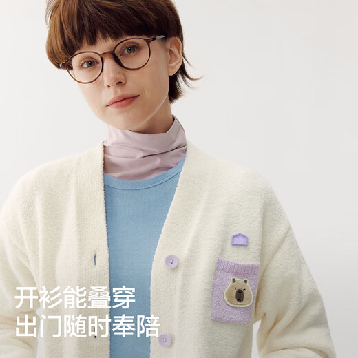 Jiao Nei Zhao Lusi's same style velvet 520H pajamas for men and women half velvet couple home clothes plus velvet thickening winter