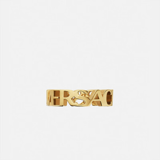 VERSACE/Versace End of Season Sale Women's Logo Ring 3J000-Gold-13