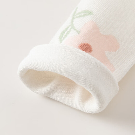 DAVE&BELLA dance socks children's socks girls pantyhose baby baby children's socks spring and autumn leggings white socks toddler stockings off-white DB1248409 3-4 years old 110cm (recommended height 100-110cm)