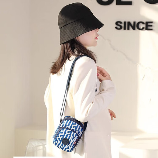 Quan Biyan mobile phone bag women's cross-body shoulder bag simple and lightweight mini bag fashionable and versatile halter neck key shoulder bag summer urban jungle 12*17*7cm multiple layers | thickened lining | three-dimensional and stylish