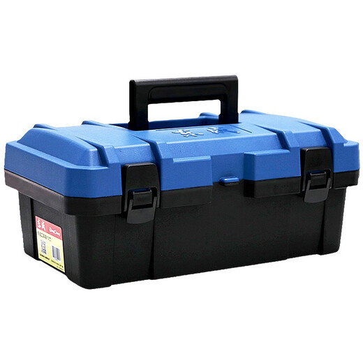 Dongcheng 15-inch tool box multi-functional repair portable electrician storage box household hardware car box industrial grade 19-inch tool box