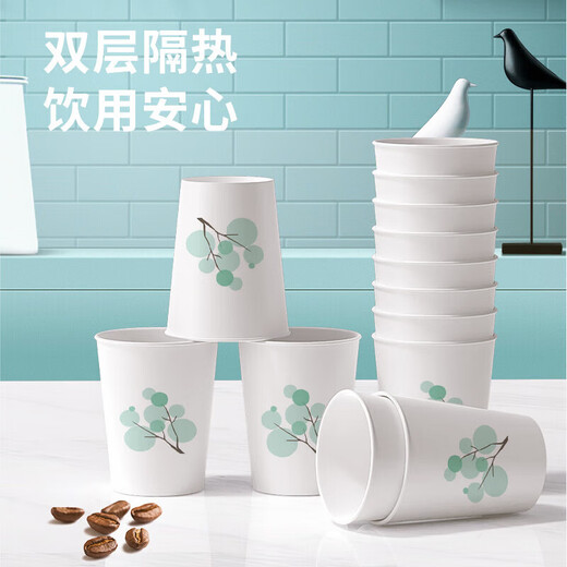 Xingfang disposable cup enlarged 233ml*100 household thickened tea cup office business coffee cup