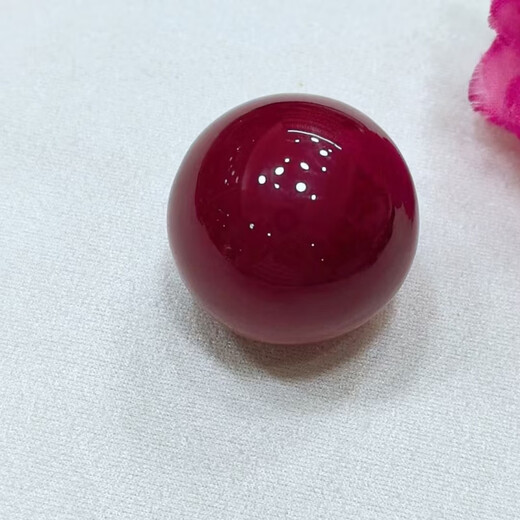 Xin Princess Coral Ox Blood Red Blood Red Loose Beads Single Beads Deep Red Natural Multi-Specifications Large Particles DIY Jewelry Seven 2.8-3mm 10 Price