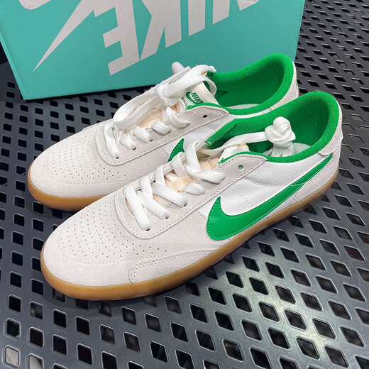 Nike (Nike) Zapatos para hombres 2025 Nuevos zapatos deportivos de verano SB Heritage Vulc Zapatos bajos en los zapatos casuales CD5010-101 Wolf Grey White Green 42.5