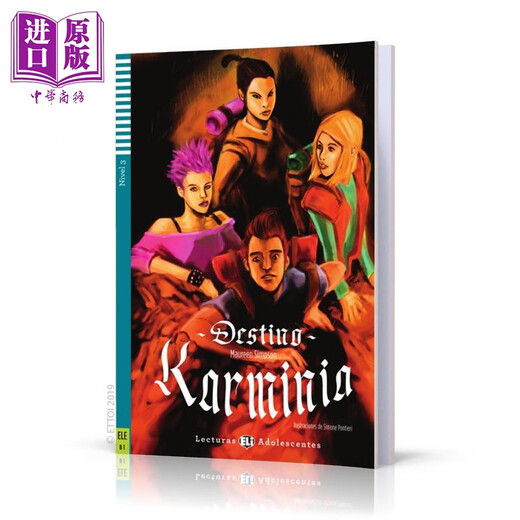 西班牙语原版分级读物 ELI Teen Readers Spanish B1 Destino Karminia 目的地卡米尼亚 含音频 西班牙文小说阅读
