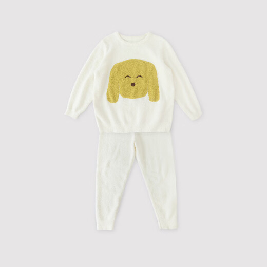 BALIPIG butterfly velvet parent-child outfit for a family of three in autumn and winter, father and son plus velvet suit, mother and daughter home suit, ivory white mom and dad style 175
