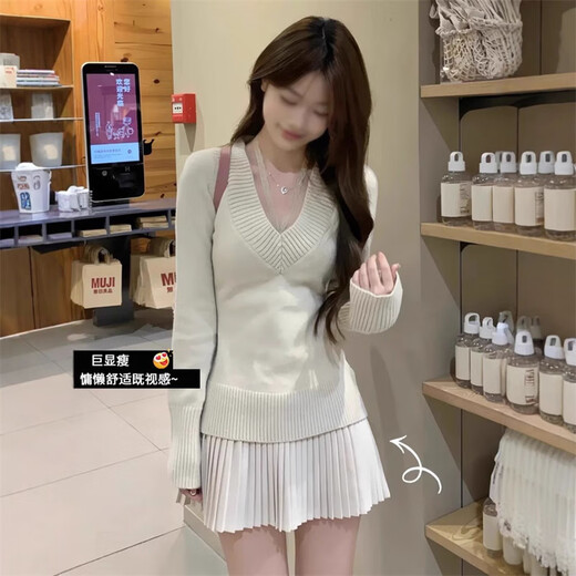 Langsha Woolen Organ Pleated Skirt Women's Winter 2025 New High Waist Slim Small Casual A-Line Skirt Short Skirt