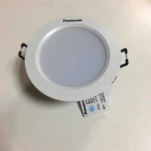 Panasonic LED metal decorative opening downlight embedded high wattage living room ceiling spotlight 6W8.5W12W NNNC75404 silver edge opening 70mm 3W (5000