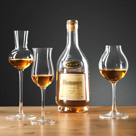 CLCEY whiskey scent cup industry ISO liquor tasting cup tulip goblet crystal glass wine glass foreign wine scent cup 1 100ml