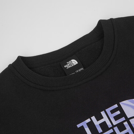 The North Face knitted sweatshirt women's outdoor sports comfortable pullover 88FU black/JK3 L