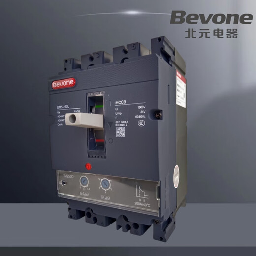 北元电器BM5-250L/M/H塑壳断路器160A/400A/630A断路器总闸 80A BM5-160L/3300