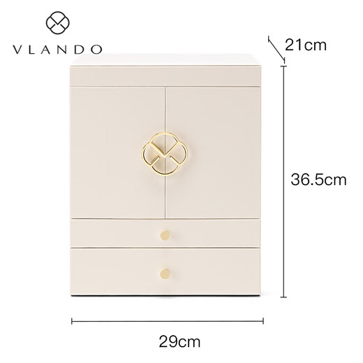 VLANDO2025 new style birthday gift for girlfriend cosmetics storage large capacity skin care products with mirror high-end
