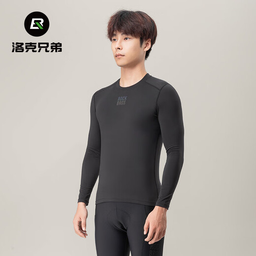 Rock Brothers Fleece Cycling Jersey Inner Tops Warm Sports Basement Underwear Breathable M/L