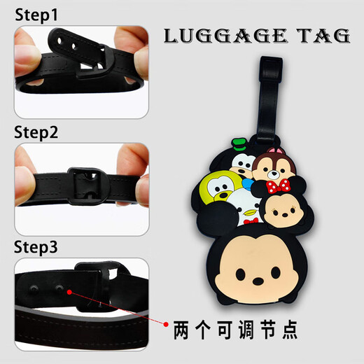 GIOIO suitcase sign boarding pass luggage sign suitcase tag cartoon cute bow luggage check-in boarding [Sunflower] [Pendant] [Bagge sign] [Blocking pass]
