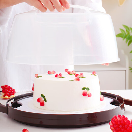 Xuechu Cake Box 6-8 inch transparent birthday cake packaging box, snack packaging, take-out crisper box, free ice bag