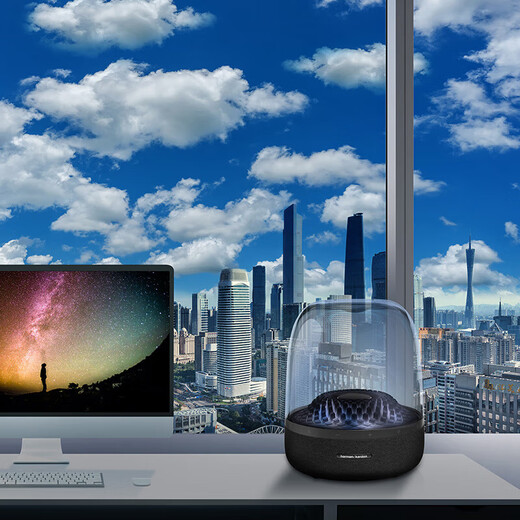 Harman/Kardon Replacement Not Repair Liuli 4th Generation Bluetooth Speaker Music Liuli 4th Generation Home Desktop Desktop Computer Audio Stereo Subwoofer Aura Studio 4th Generation Black