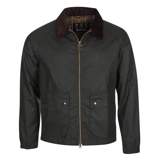 Barbour Dom men's waxed jacket sage green L xx68