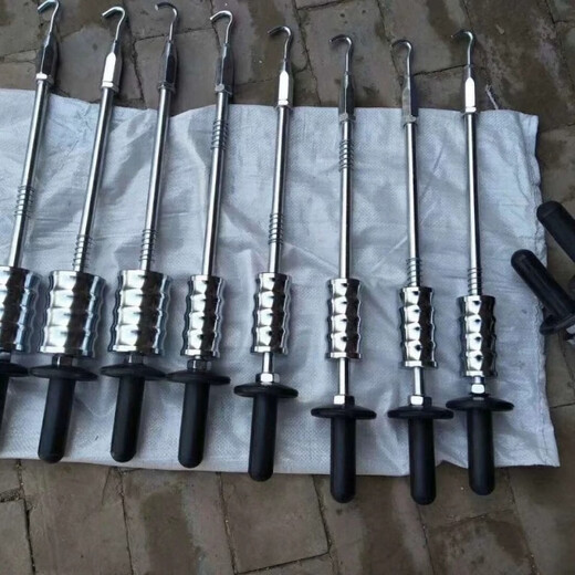 Yue Changsheng automobile sheet metal shaping meson repair machine accessories with hook triangle heavy-duty pull hammer dent dent repair pull row six-piece set