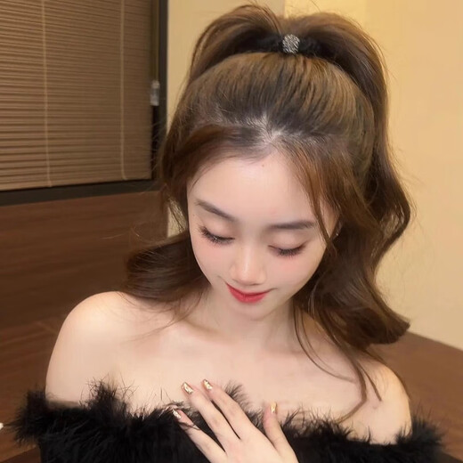 Maillard thickening does not hurt the hair, high ponytail hair tie, women's rubber band, high elasticity, durability, high-end sense, autumn and winter hair rope, special offer, full set of 5 pieces, special for tying up hair.