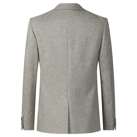 Lilang Wool Blended Suit Men's Young Business Comfortable One-Button Suit Jacket Gray Coffee 180A