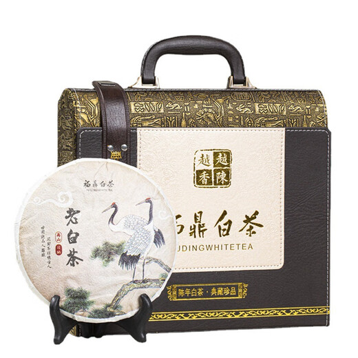 Boxin Gold Medal White High-end Tea Gift Fuding White Tea Old White Tea White Tea Tea Cake White Tea Stick Small Square Piece Shanshui Tangerine Peel White Tea Cigarette Stick 180g