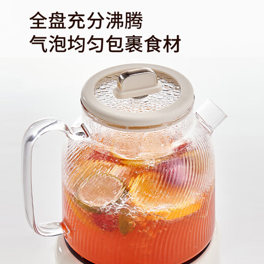 Joyoung Health Pot Full Glass Health Kettle Constant Temperature Hot Water Kettle Insulation Pot Flower Teapot Stewing Pot All-in-One Mini Office for One Person WY101 24H Reservation WY101 1L