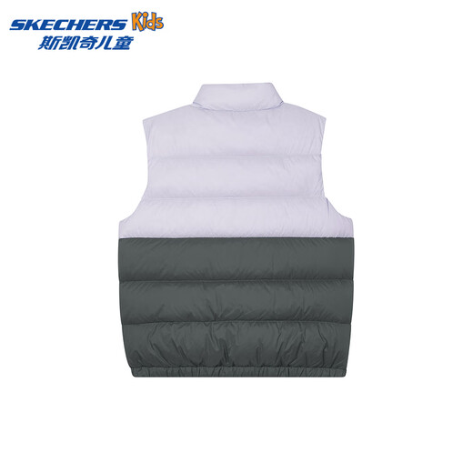 Skechers autumn and winter new style men's and women's woven down jacket vest down vest L424K096
