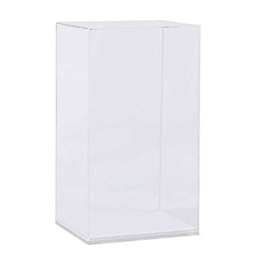 One-piece free-to-spell bearbrick building block bear violent bear figure transparent storage acrylic display box dust cover one-piece 39*29*74cm (applicable to 1003