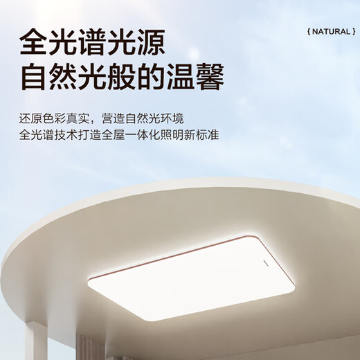 Panasonic Ceiling Lamp Full Spectrum Eye Protection 140W Three-level Color Adjustment Living Room Headlight National Subsidy Includes Installation