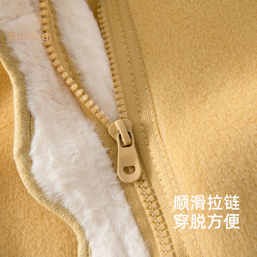 Banxidi Girls' Jacket Autumn and Winter Clothing 2025 New Children's Fashionable Baby Clothes Winter Velvet Hooded Small Top Children's Clothing Pink 110