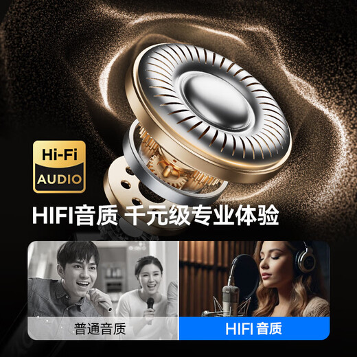 BOYA LINK Wireless Lavalier Microphone One-to-two Little Bee mobile phone live broadcast short video collection and recording noise reduction microphone small black box Apple Universal Link Professional model black one-to-two + charging box