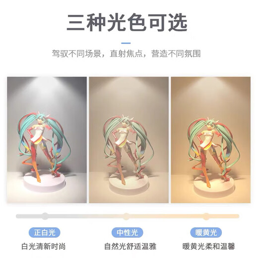 CANMEIJIA LED track light COB spotlight commercial clothing store exposed super bright exhibition hall background wall rail light ceiling ceiling light 30W-black-warm light*3