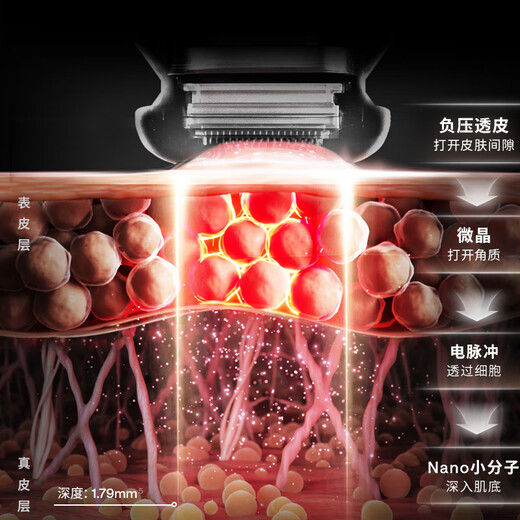 Extremely cute water light instrument, anti-aging, lightening wrinkles, hydrating and firming, collagen gun, beauty instrument, gift box, original liquid instrument for home use - salmon bombs for girlfriend on birthday, wedding and Valentine's Day gift