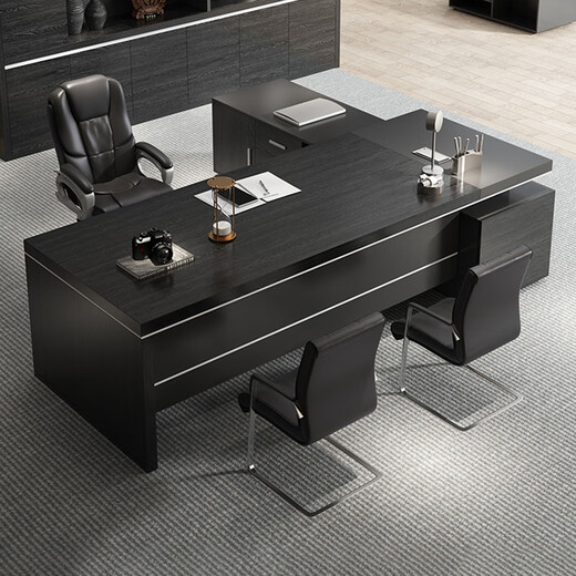 Yongtuo boss desk office computer desk chairman president manager desk and chair combination simple modern supervisor desk executive desk