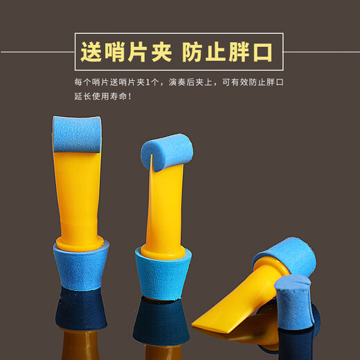 岐为哨片管子乐器塑料哨片树脂哨片通用型哨子免修哨片催泪管 大G调【初学常用】管子哨片1个