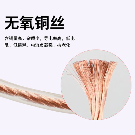 Zuoyou Zhonggong national standard high voltage ground wire lightning rod wire welding machine welding wire transparent copper soft wire copper core 4 square meters