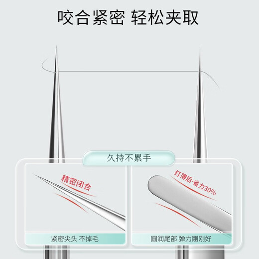Jianmei Chuangyan Ultra-fine Acne Needle Set Cell Clip Blackhead Removal Tweezers Scraping Closed Mouth Squeezing Acne Removal Needle Cleaning Tool Ultra-sharp Cell Clip-Hook 1 piece